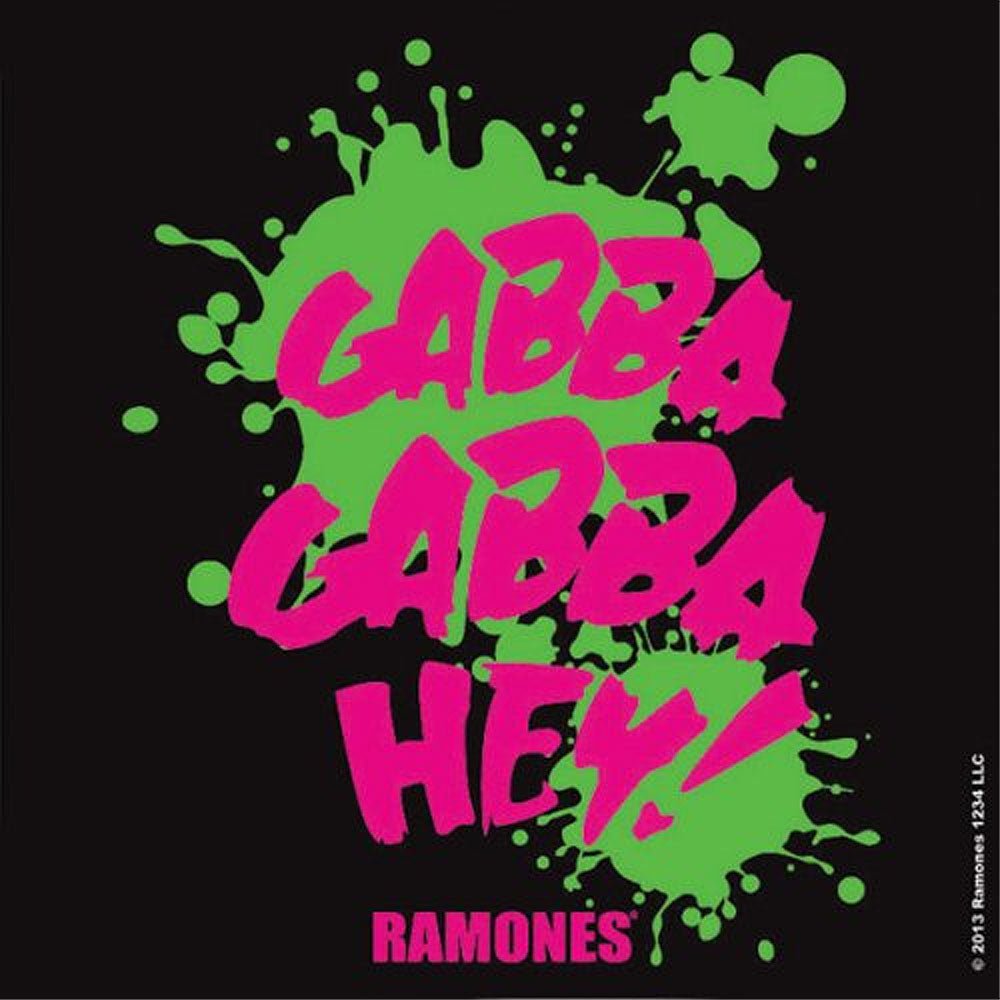 RAMONES ラモーンズ (来日 45周年 ) - GABBA GABBA / コースター - PGS